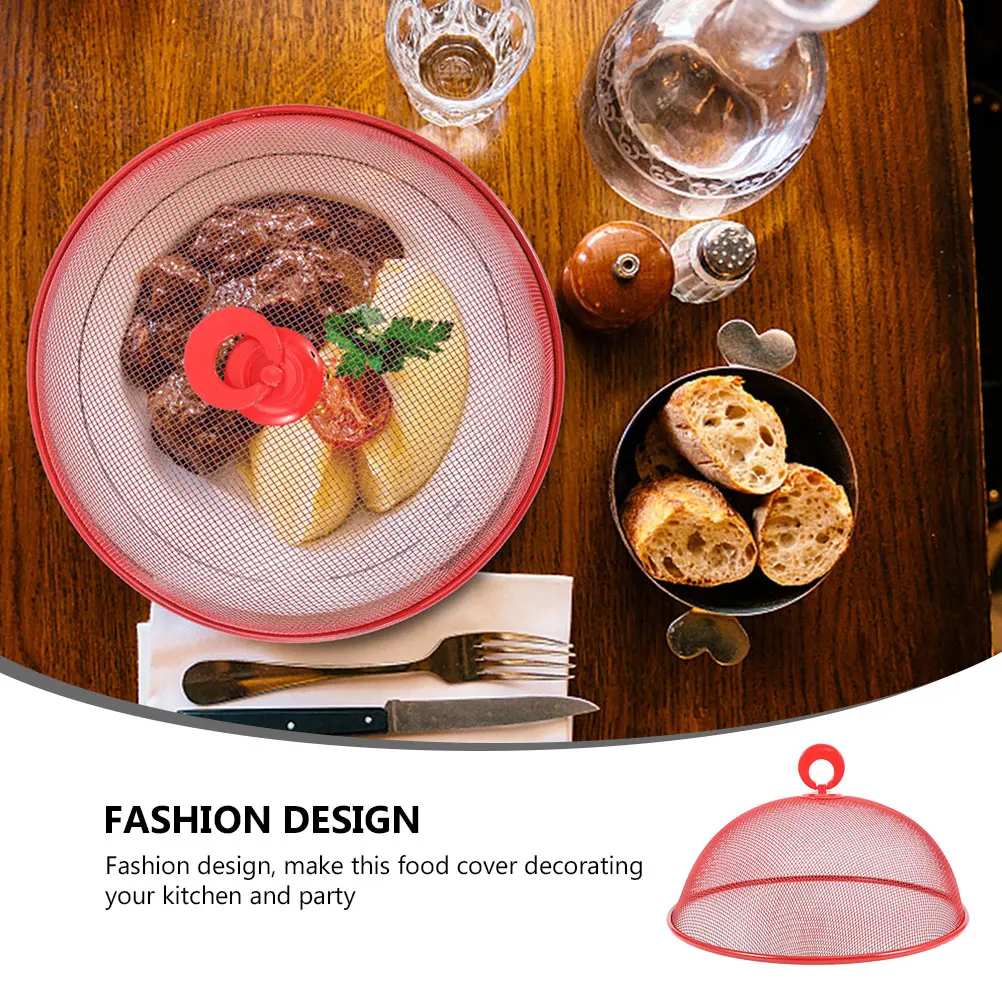 

Iron Food Cover 30cm Supply Tent Protecting Insect Dust Proof Practical Smooth Edge Decorative