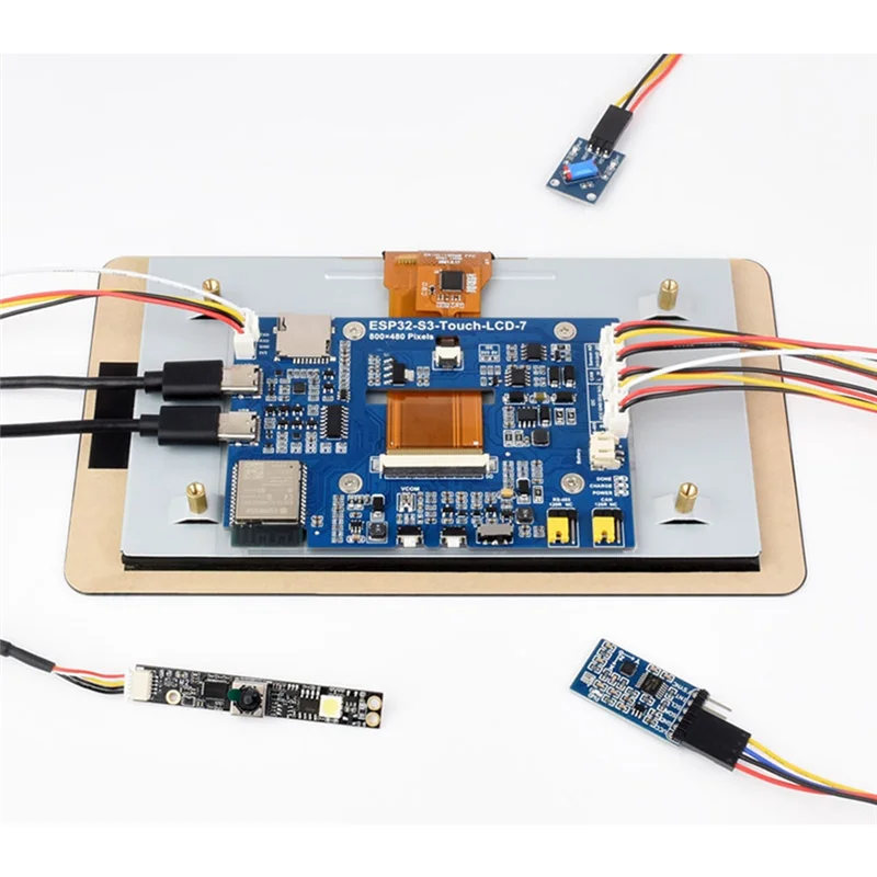 ESP32-S3 7 بوصة تعمل باللمس مجلس التنمية 800X480 واي فاي بلوتوث 5 ل GUI LVGL HMI ESP32-N36R