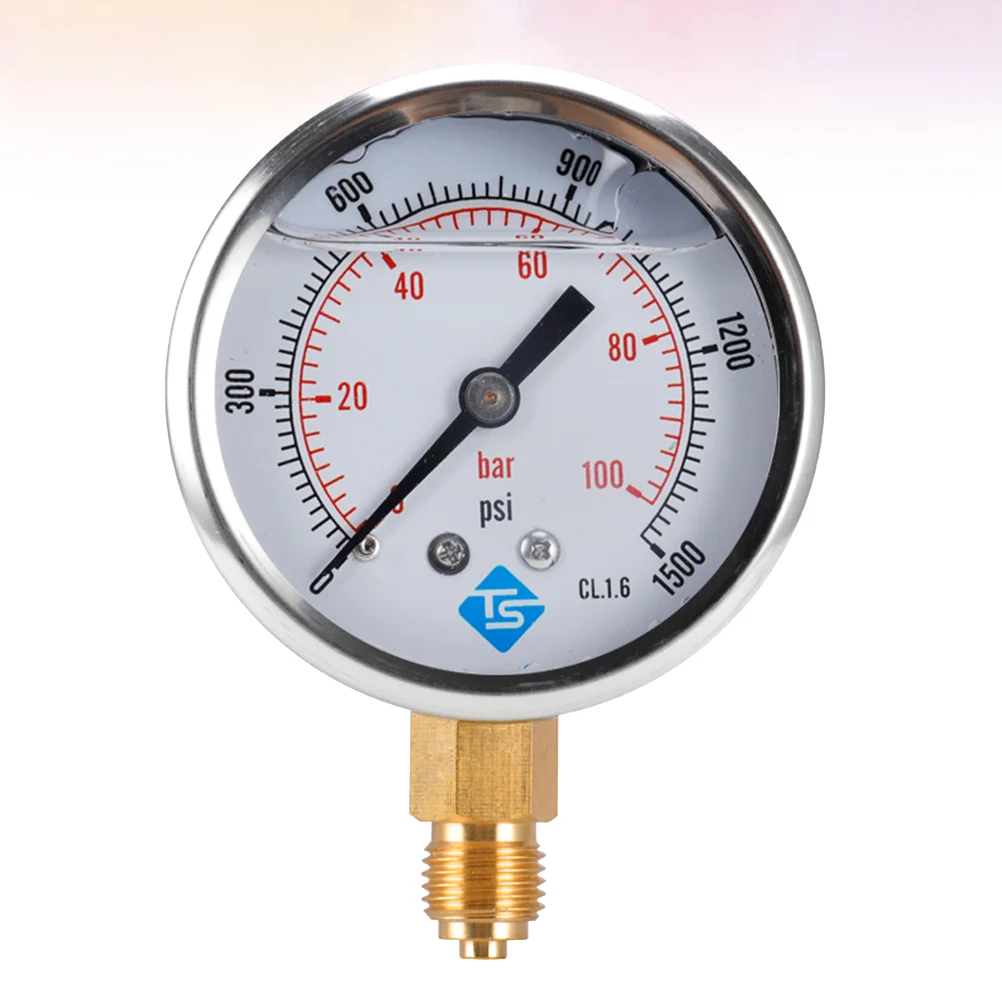 Y60 Radial Oil Filled Vacuum Pressure Gauge Tspggz6041bar Water Meter for Home Vaccum Gas Replacement Gauges Digital