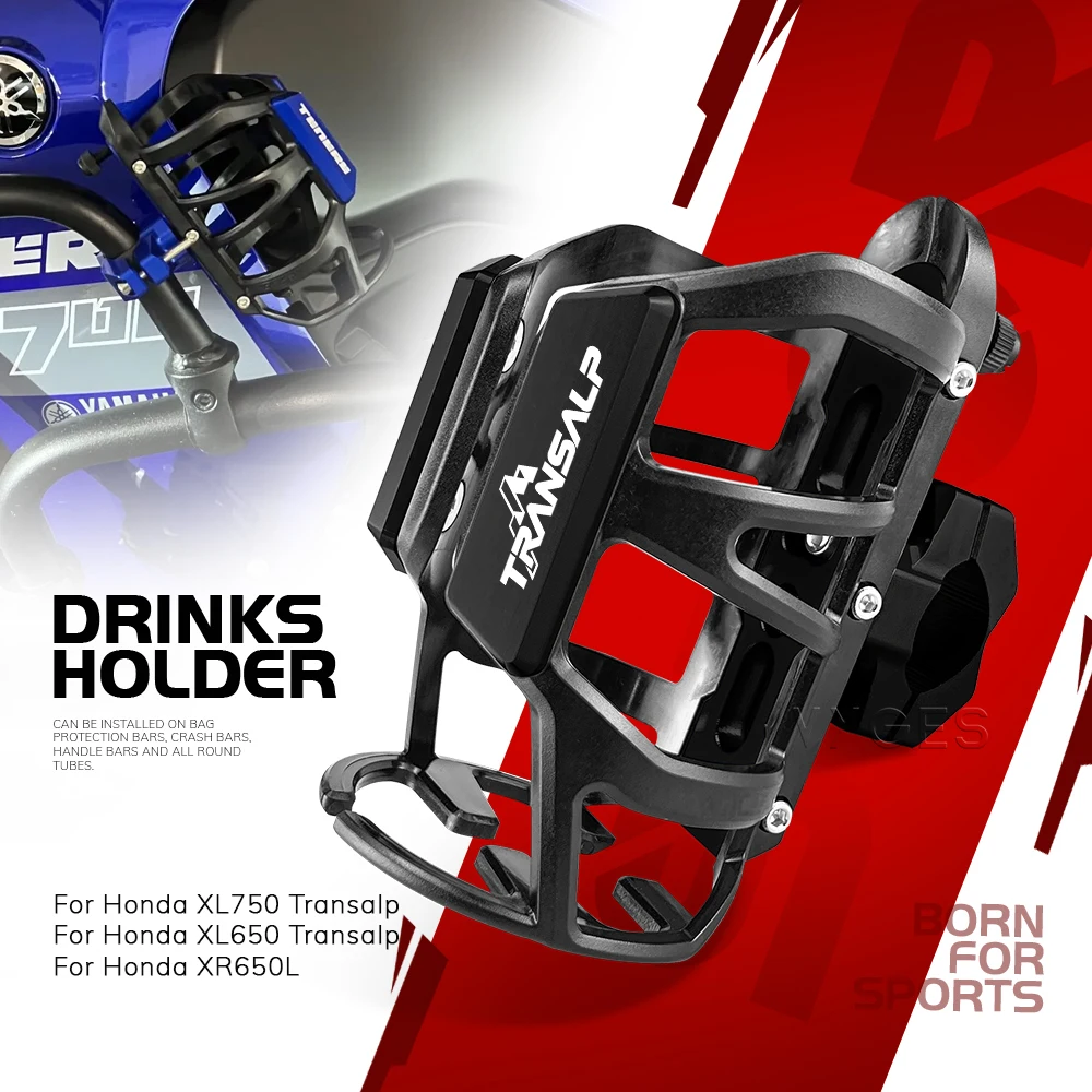 Pour Honda XL750 XL 750 XL650 XL 650 Transalp XR650L XR 650L moto boisson bouteille d'eau Cage boissons support de verre d'eau