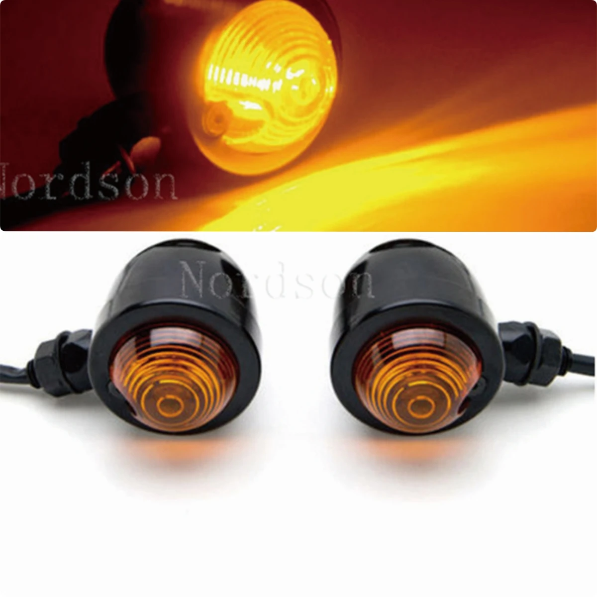 

4x Motorcycle Bullet Turn Signal Indicator Lamp Amber Motorbike Blinker Light Moto For Harley Honda Fatboy Chopper Bobber Suzuki