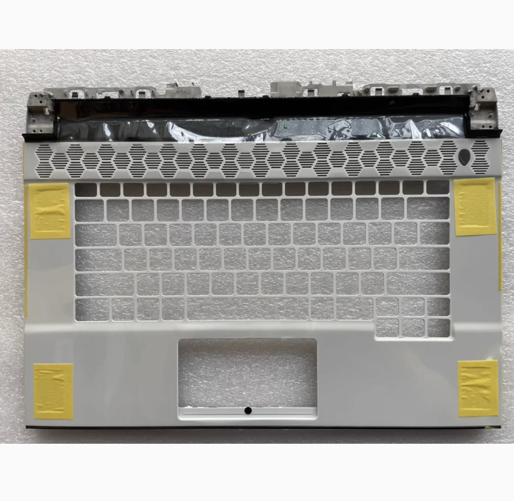Laptop Palmrest Upper Case Keyboard Bezel White For DELL Alienware M15 R2 0MVM8D