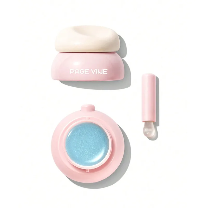 Brillo de labios con pincel, máscara hidratante resistente al agua para manchas de labios, fórmula no pegajosa, efecto de brillo de vidrio, uso durante todo el día, belleza