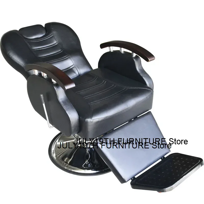 

Oil Head Hair Barber Chair Folded Down Hair Barber Chair Lifting Tattoo Hair Cutting Beauty Silla Giratoria Salon Furniture