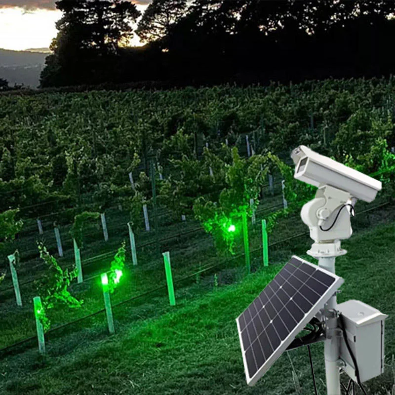 Outdoor Waterproof Solar Smart  Bird Repellent Green Automated Avian System  Bird Control for Farm Airport Substation