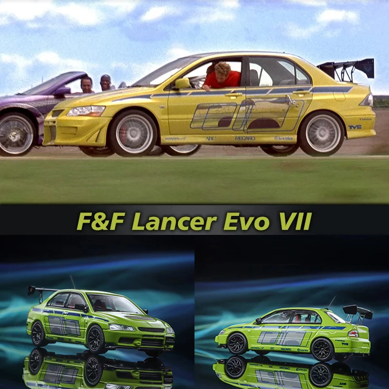 

PreSale SpeedGT 1:64 FNF Lancer Evolution EVO IX Коллекционная модель автомобиля под давлением Миниатюрная игрушка