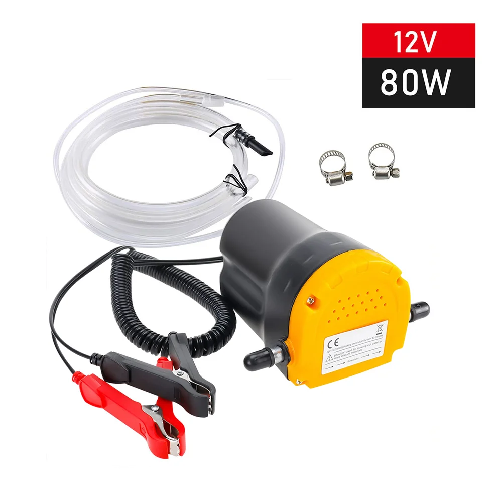 Podofo Olieverversingspomp Extractor 12V 80W Extractor Transfer Motor Zuigpomp Diesel Vloeistof Olie Snelle Extractie Transferpomp - afbeelding 1