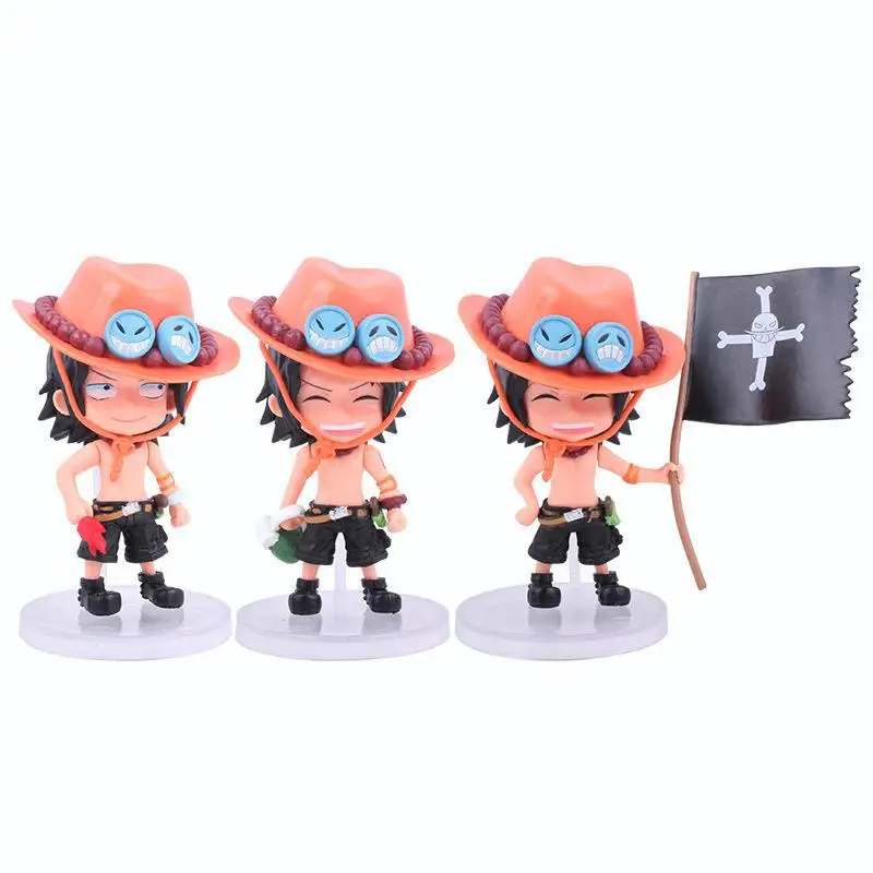 Figurine en PVC One Piece pour garçon, Boa Hancock, Monkey D Luffy, Roronoa, Zoro, Chopper, Anime, Version, Série Q, Ensemble de jouets modèles en sac, Cadeau