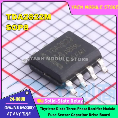 50PCS/LOT TDA2822 TDA2822M 3V 6V 9V 12V 15V SOP8 NEW ORIGINAL Audio power amplifier chip IN STOCK