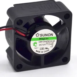 1pcs 4020 40mm GM1204PKVX-8A 12V 2.4W 2Wire Server Cooling Fan for SUNON