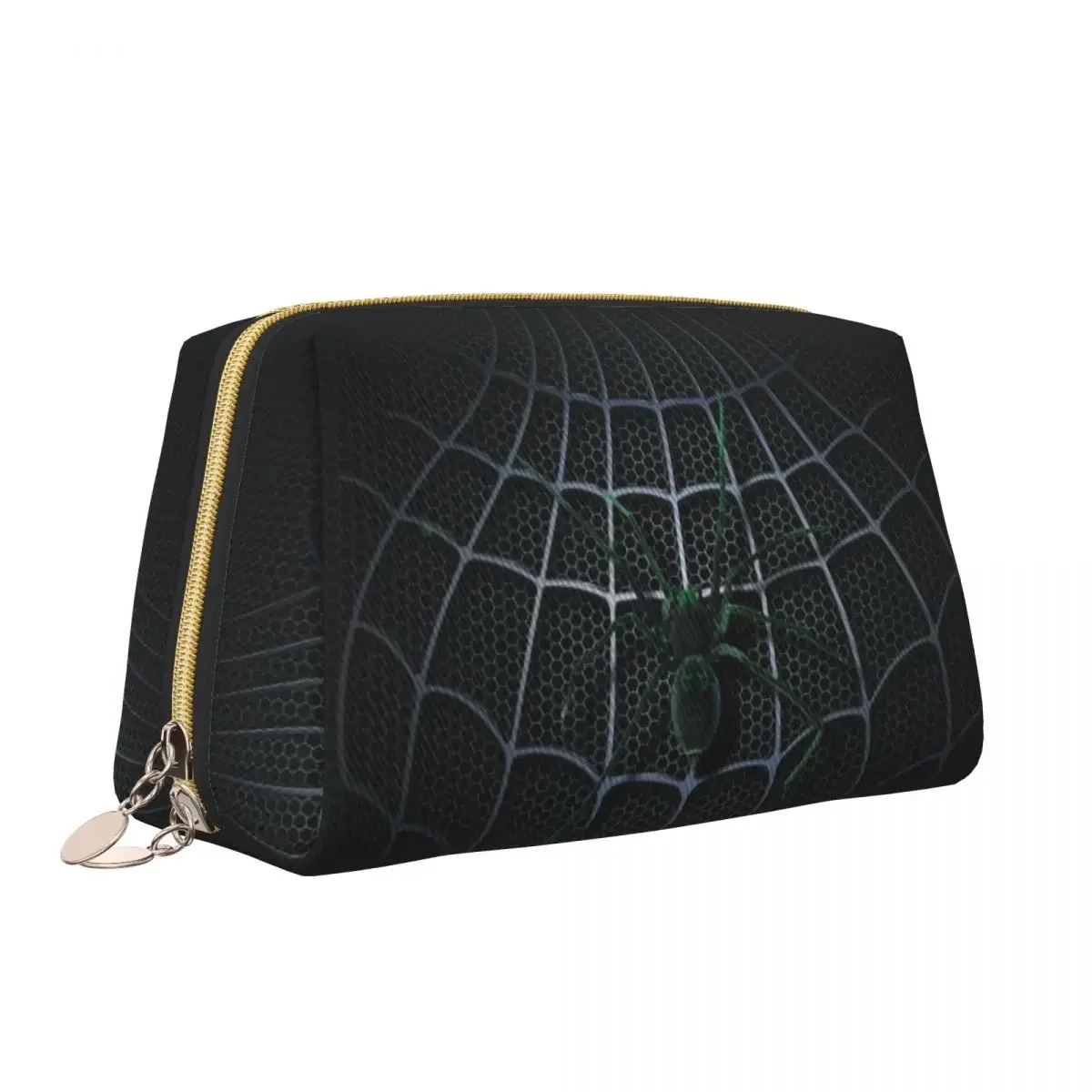 Cute Spider Web Travel Toiletry Bag for Women Makeup Cosmetic Organizer Beauty Storage Dopp Kit