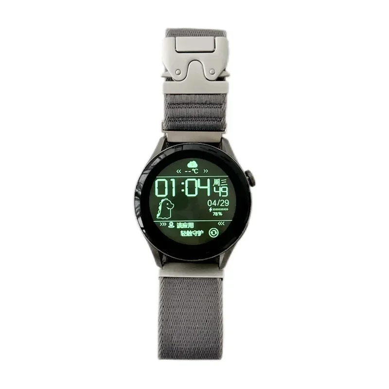 22 مللي متر جبال الألب حلقة النايلون الفرقة لهواوي ساعة GT5 5Pro GT4/3 2 2e 46 مللي متر الرياضة حزام لسامسونج غالاكسي الترا 47 مللي متر جير S3 سوار