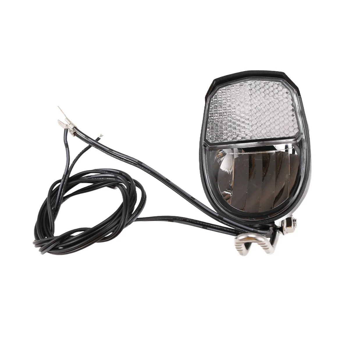 AMSC Dinamo Lampu Sepeda Lampu Depan Set Input AC 6V 3W Dinamo Sepeda LED Lampu Depan Aksesoris Sepeda