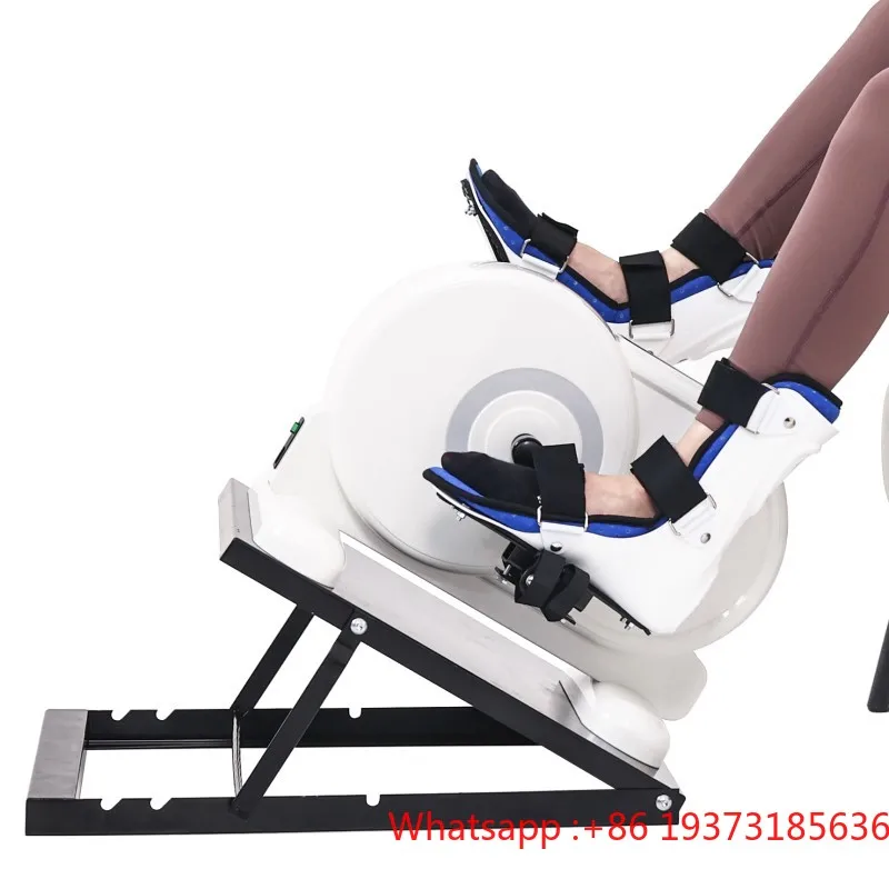 Elderly Home Hand and Foot Mini Rehabilitation Training Pedal Exerciser Physical Therapy Pedal Exercise Bike with Boots and Base