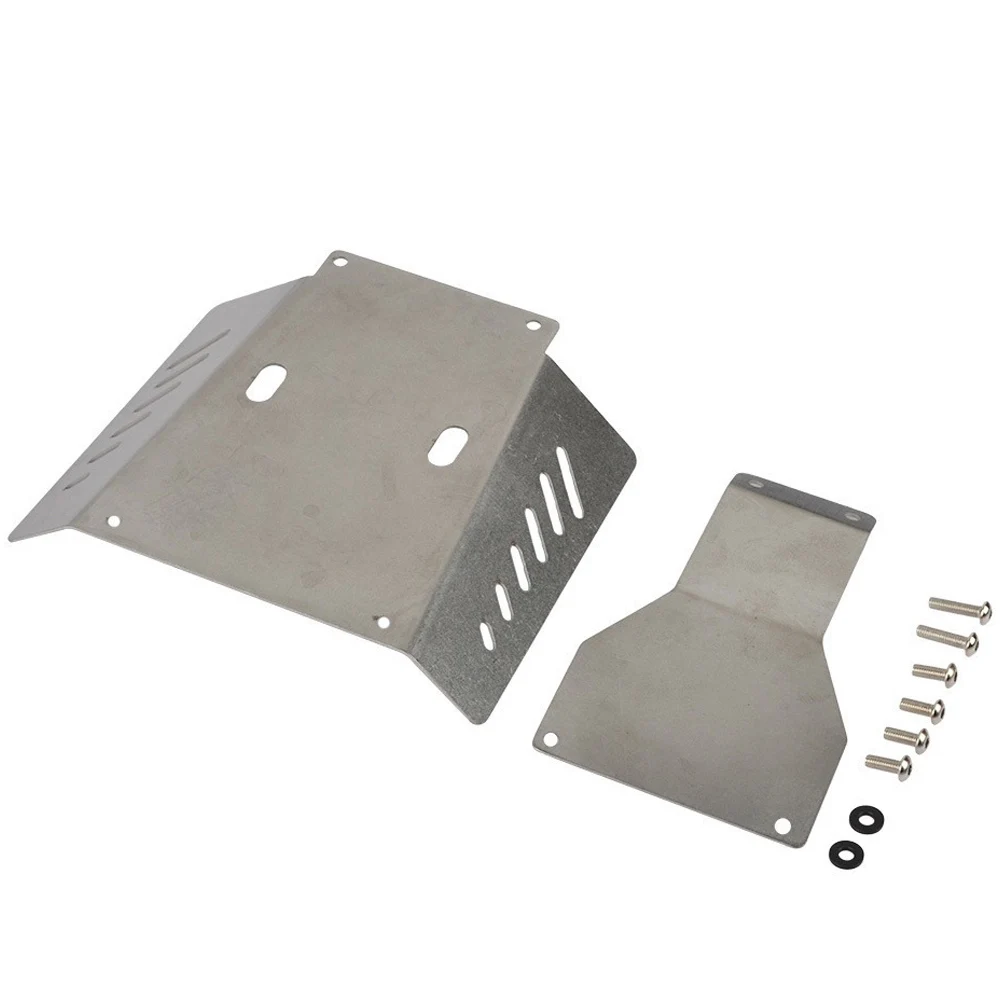 Stainless Steel Chassis Skid Plate Guard Suitable  for Tamiya CC01 XC Pajero Upgrades Accessories Part