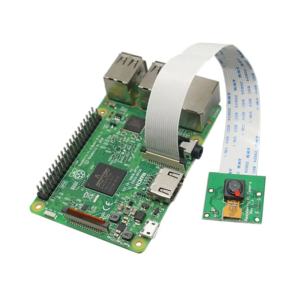 Raspberry Pi 4 รุ่น B CSI กล้องโมดูล 5MP เว็บแคมรองรับ 1080p 720p วิดีโอสําหรับ Raspberry Pi 4B 3B + 3B