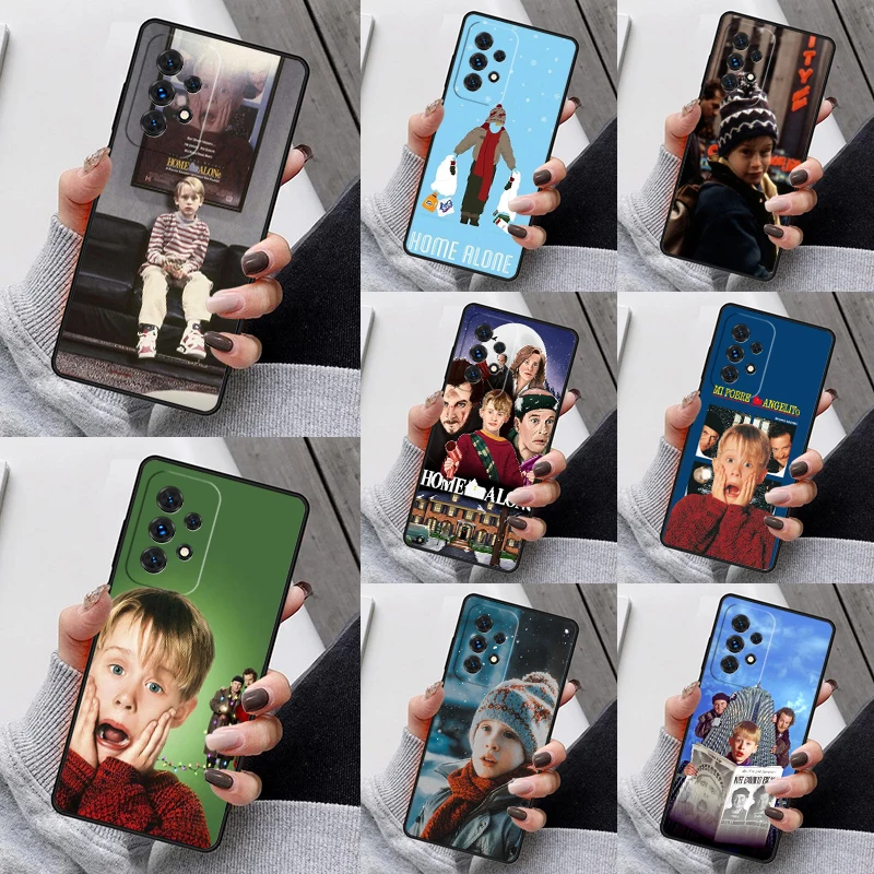 Home Alone Phone Case For Samsung Galaxy S23 S21 S20 FE S24 S22 Ultra Note20 S10 S9 S8 Plus A40 A52 A12 A13 A53