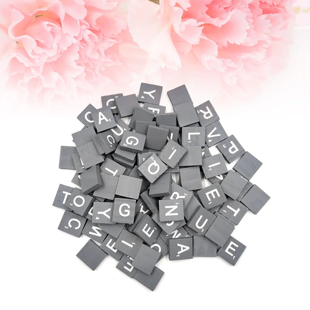 

2Packs Natural Wood Cubes Smooth Surfaces DIY Alphabet for Crafts Kids Intellectual Development Decor