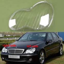 For 2001-2007 Benz W203 C-Class C180 C200 C230 C260 C280 Front Headlamp Plexiglass Headlights Shell Cover Transparent Lampshades