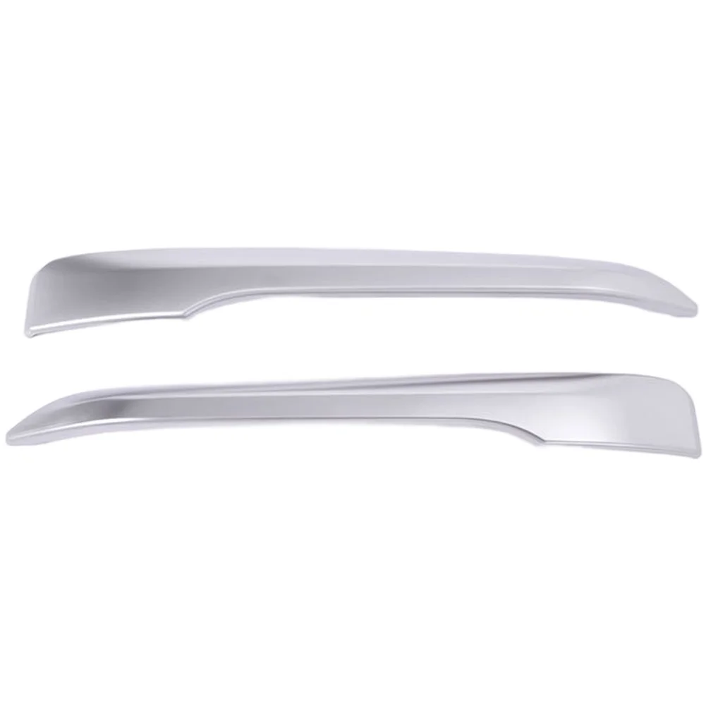 

Stylish Front Bumper Fog Light Trim Cover For BMW X1 2016 2017 2018 ABS Material Glossy Chrome Carbon Fiber Look Car Styling