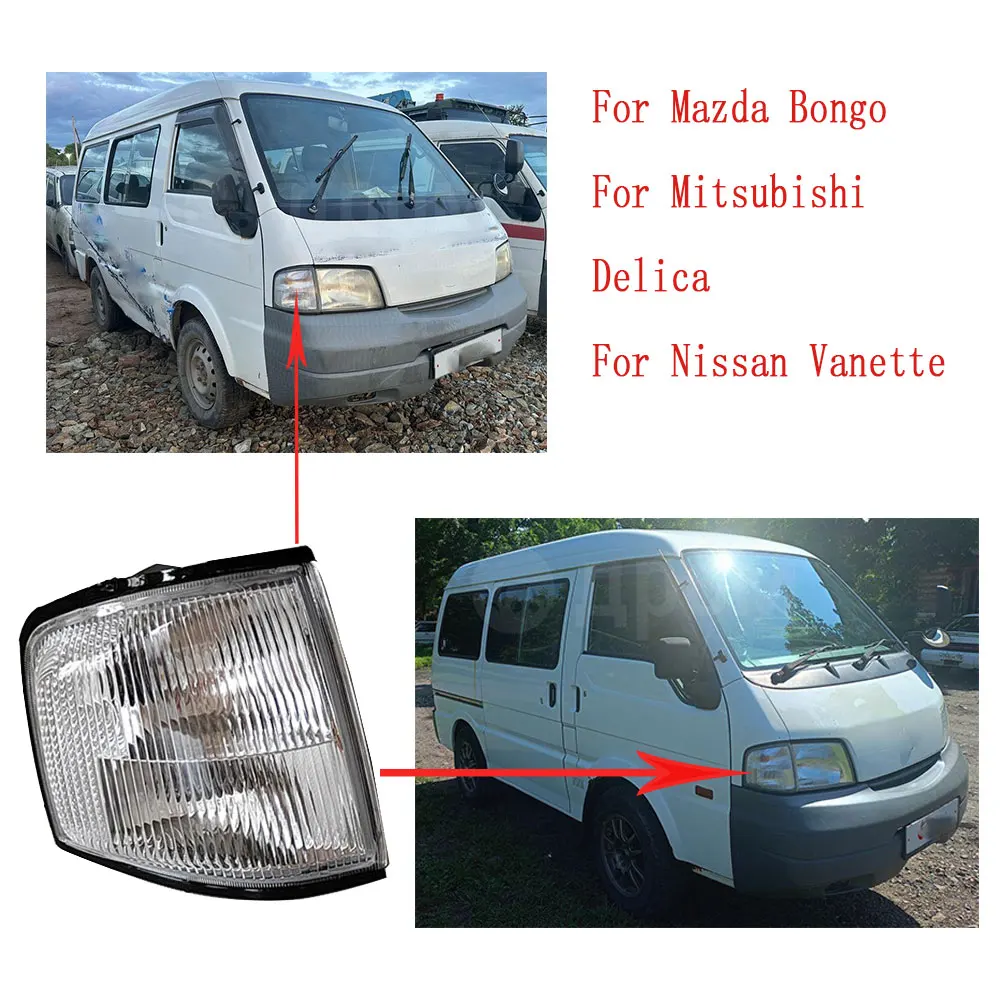 

A Pair Car Corner Light Turn Signal For Mazda Bongo Mitsubishi Delica Nissan Vanette 2001