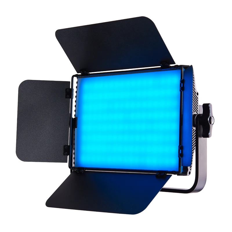 Tolifo 60W Rgb Dimmable Bi Color SMD Led RGB Video Light Kit with Wireless Remote Stand and Battery