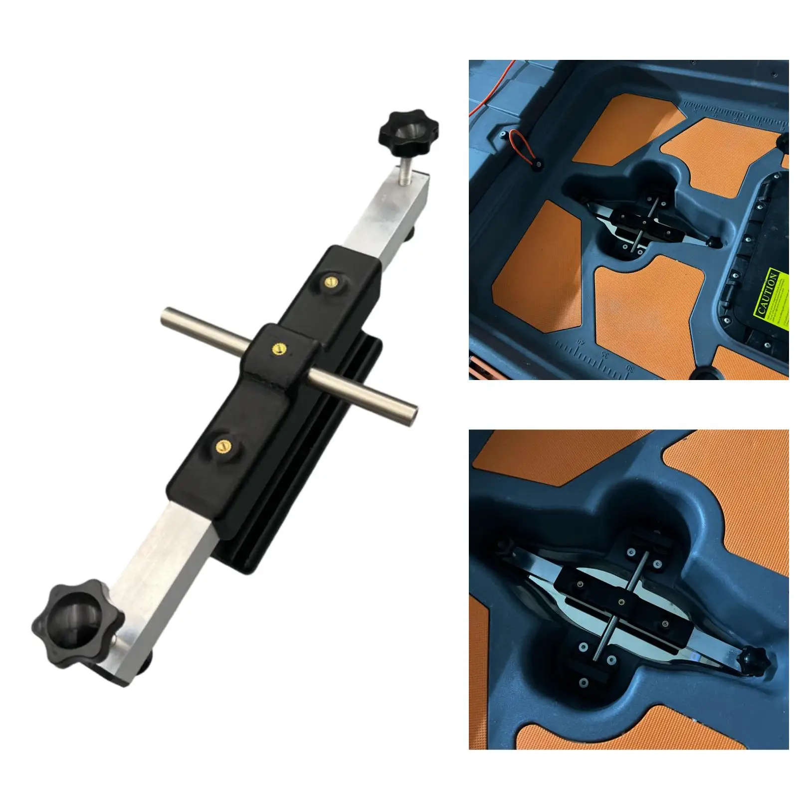 Reinforced Kayak Engine Bracket Balanced Power Aluminum Alloy Support for Inflatable Canoe Fishing Kayak