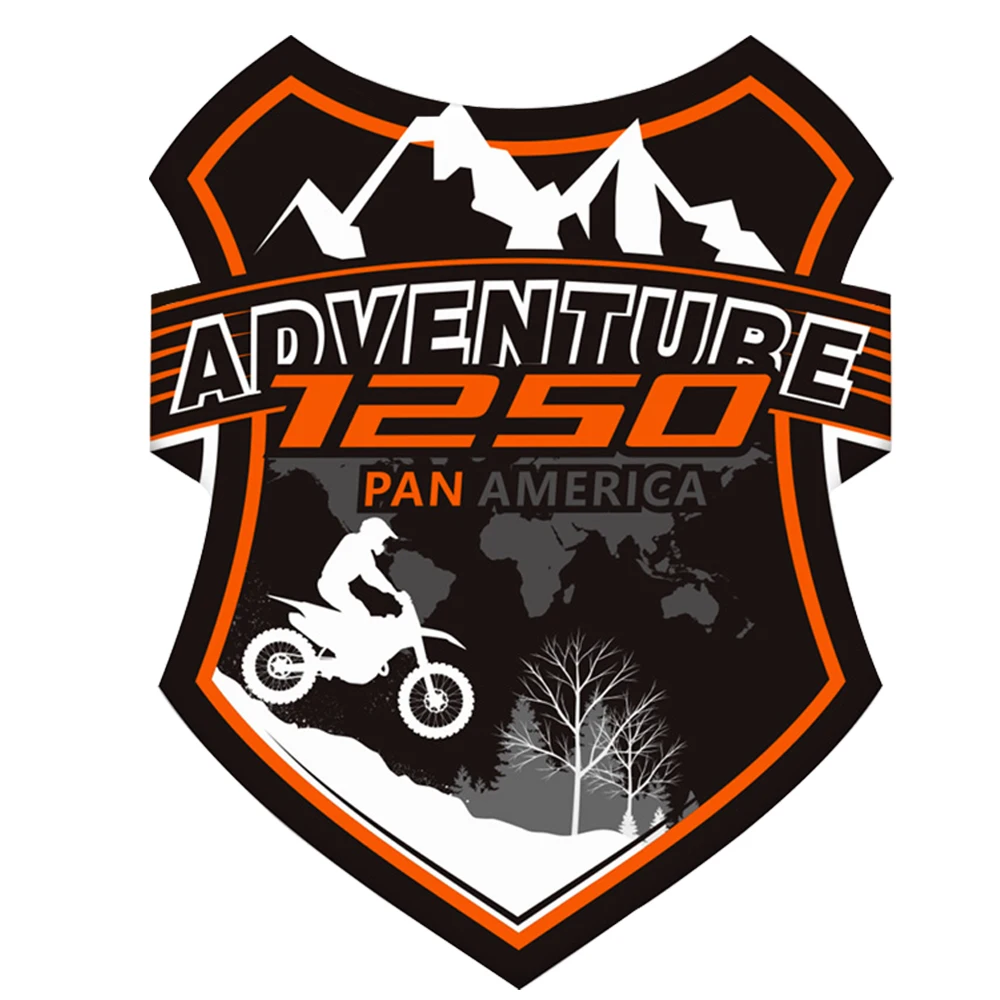 Für PAN AMERIKA 1250 PANAMERICA 1250 PA1250 S Fällen Stamm Packtaschen Protector Abenteuer Motorrad NEUE windschutzscheibe Aufkleber Decals