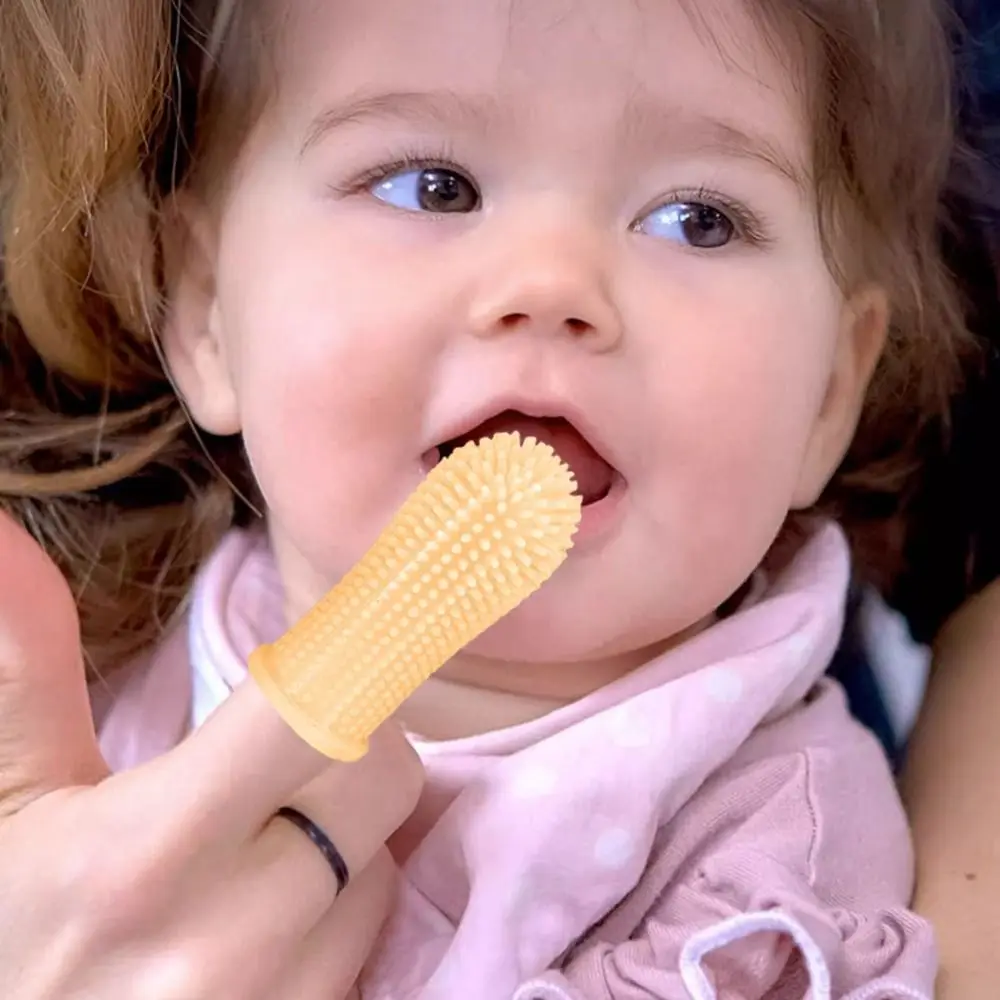 

Soft Rubber Baby Finger Toothbrush Health Care BPA Free Silicon Toothbrush Food Grade Silicone Oral Cleaning Brush Children