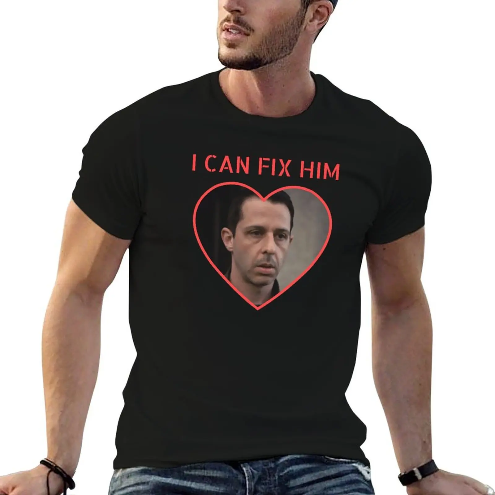 Camiseta Kendall I Can Fix Him para amantes de las películas, camisetas divertidas para hombre, camiseta gráfica para hombre, camiseta de algodón de alta calidad