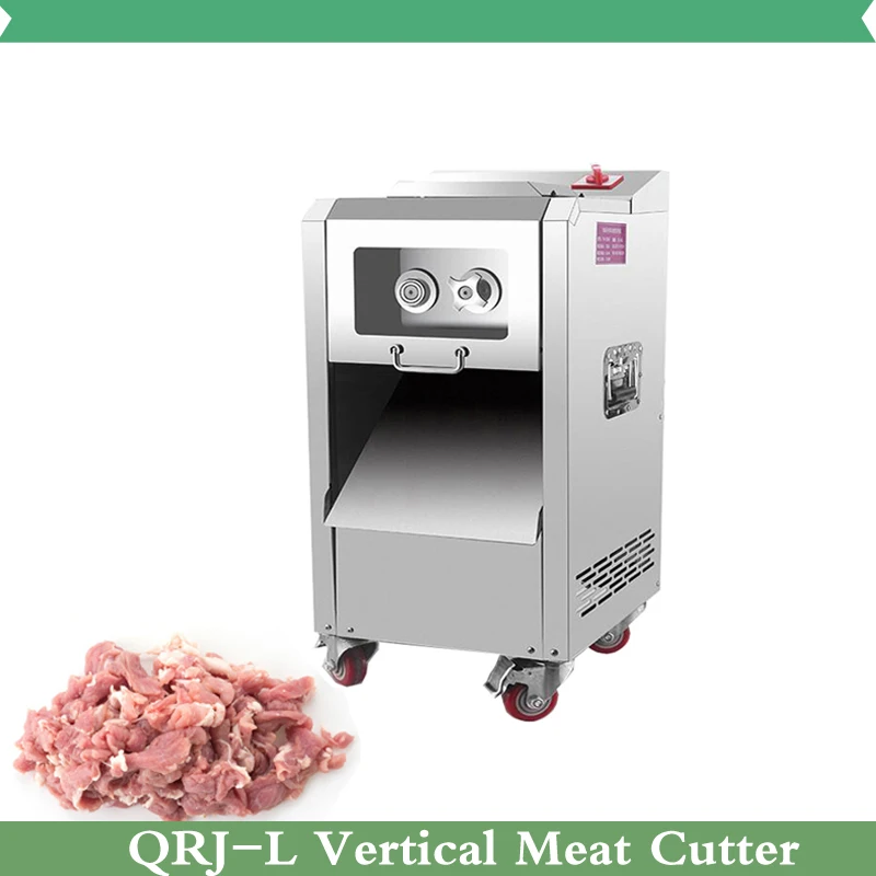 Vertical Electric Meat Cutter, Commercial Stainless Steel Automatic Vegetable Cutter, Household Appliances