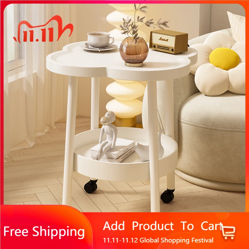 

Moving Unique Side Table Plastic Cheap Living Room Small Nordic Coffee Table Creative Space Saving Mesa Auxiliar Home Furniture