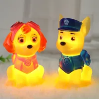Paw Patrol Night Light Cartoon Glowing Chase Skye Children Toy Cute Bedside Lamp Atmosphere Lights Children's Birthday Present