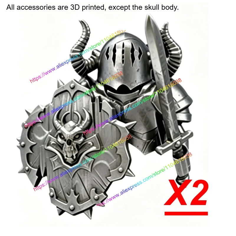 MOC Figuren Körperteile Bausteine Mittelalterliche Ritter Helm Bart Empire Hut Umhang Axt Hammer Sichel Mini-Bausteine Spielzeug Geschenke