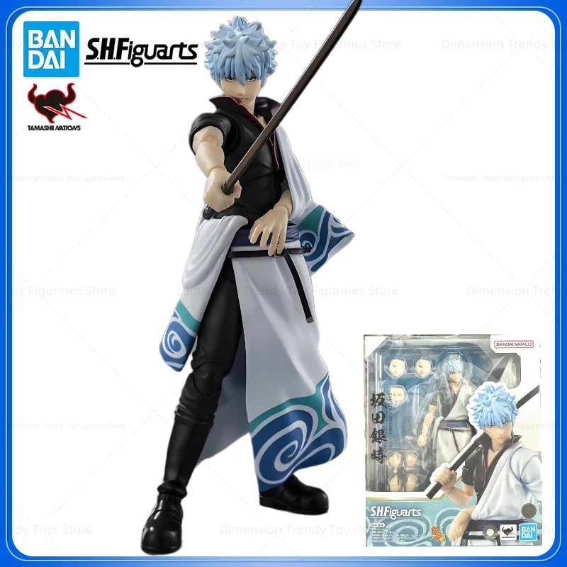 

In Stock Bandai S.H.Figuarts Gin Anime Tama Sakata Gintoki PVC Action Figure Model Collectible Toys Gift DT