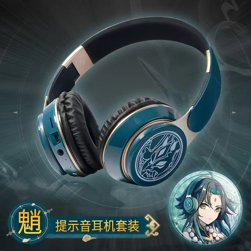 Genshin Impact Klee Draadloze Hoofdtelefoon Beelzebul Hu Tao Zhongli Kaedeharakazuha Mode Hoofdtelefoon Cosplay Bluetooth Headset