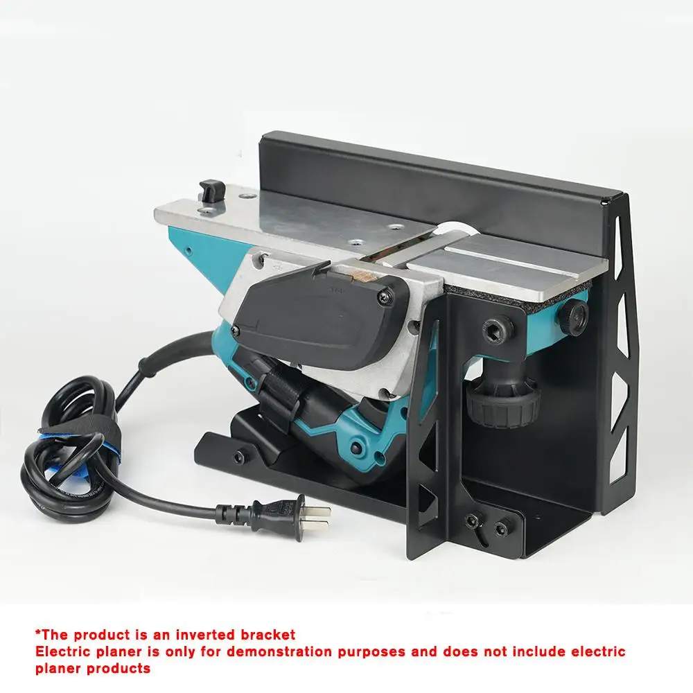 Flip Planer Stand- Electric Planer Inverted Bracket, Support Rack Mount Practical Tool Household Woodworking Steel- Planing G4N1