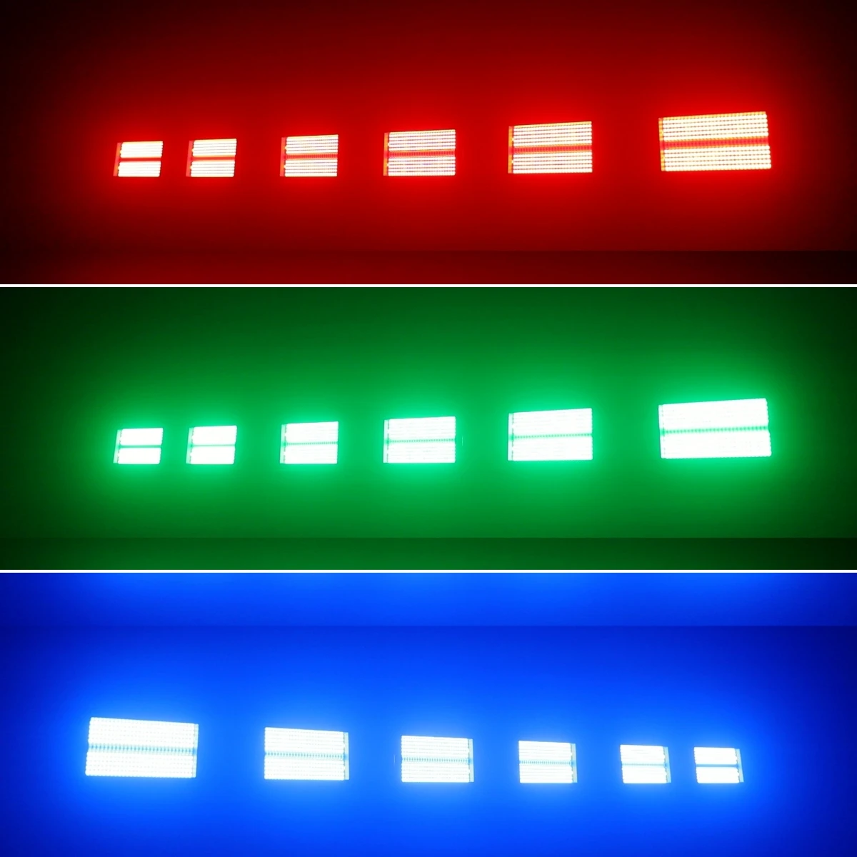 4PCS/Lot  60W Mni LED Strobe RGBW 4in1 8 Zone &White 8000K 4 Zone DMX Super Bright Dj Wash Bar Strobe Stage Lighting Effects view 5