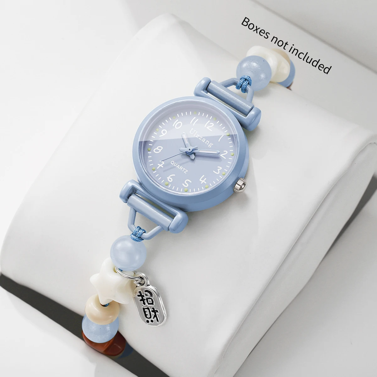 Fashion Arabic Dial Women Quartz Watch Beads Strap Ladies Wristwatches Relogio Feminino Girls Clock Gift (Without Box)
