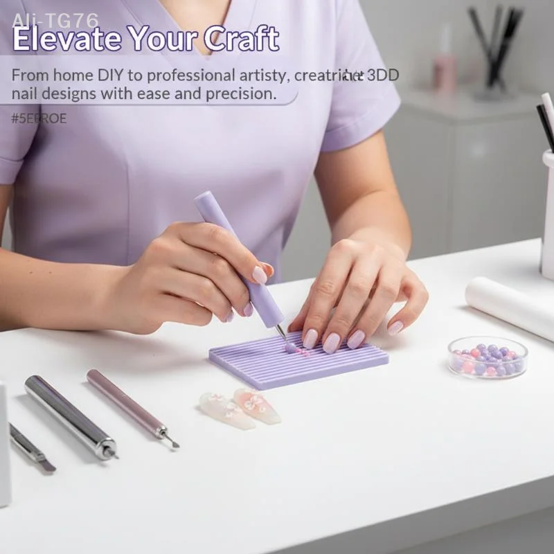 2-4mm Rubbing Strip Ball Mould Soft Ceramic Diameter Optional Craft Supplies Nail Art Bead Roller For 3D Gel Flowers DIY Jewelry