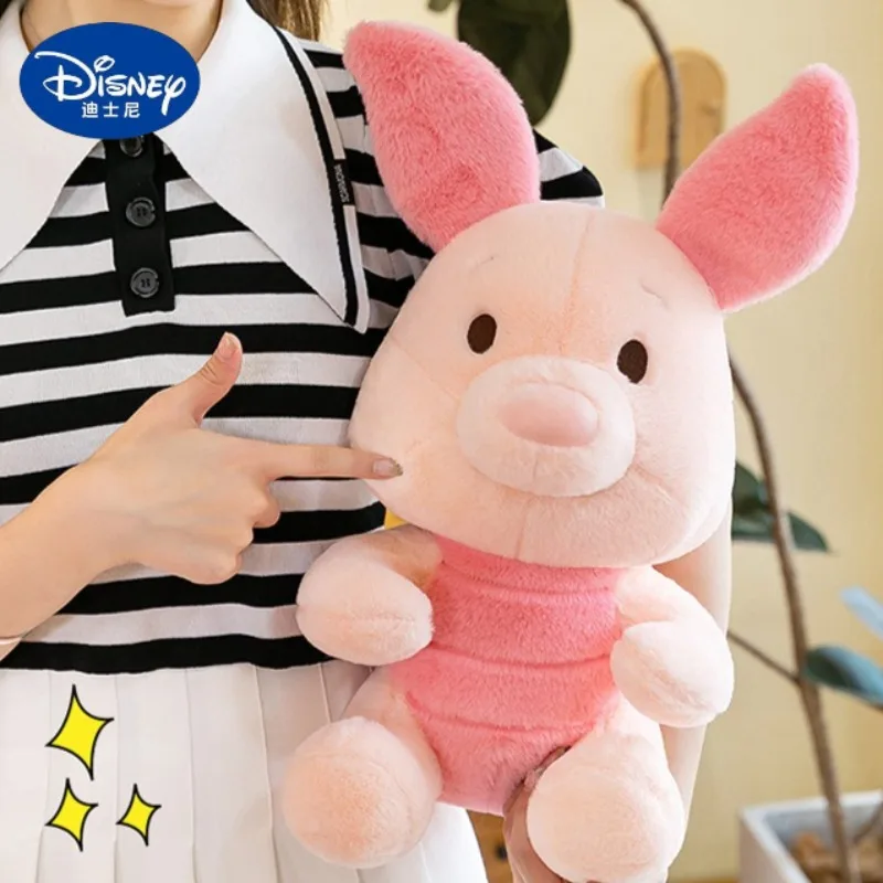55/70/85cm tamaño grande Disney Piglet Kawaii Anime muñeco de peluche decoración de habitación de dibujos animados almohada de felpa regalos de vacaciones para niños