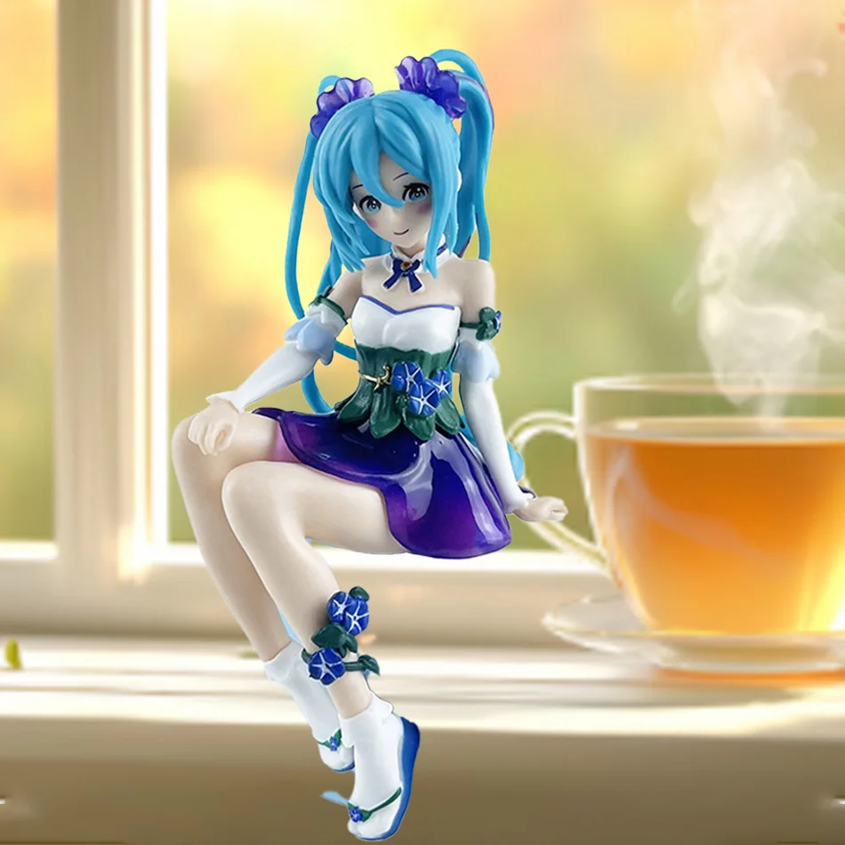 

FuRyu VOCALOID Хацунэ Мику цветочная фея утренняя слава прессование лапша мгновенная анимационная модель украшения ручной работы игрушки для девочек