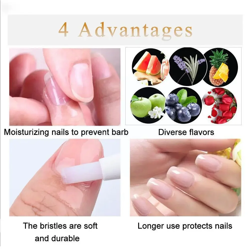 Heallor 8ml Nail Nutrition Oil Pen Nail Treatment Cuticle Revitalizer Agnail Oil Nail Manicure Care Tools Nourish Skin