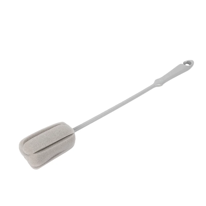 AS96-5Pc Sponge Brush Milk Bottle Cup Glass Washing Cleaning Kitchen Cleaner Tools Cup Cleaning Brush Plastic Long Handle