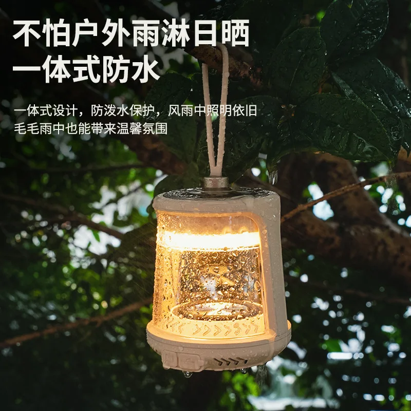 

Outdoor camping lights, endurance hanging tent lights, ambient lighting, camping lights, charging Bluetooth sound lights