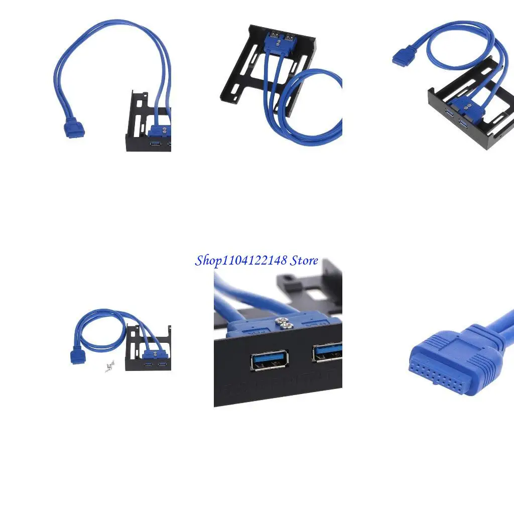 

P9FA 20 PIN 3,5 "Floppy Bay Передняя панель 2 порты USB Разъем расширения адаптер