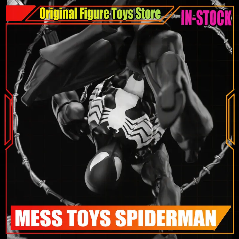 Figur Aksi Spiderman Black Neighbor Symbiote MessToys Scarlet Neighbor CT Toys Black Red Spider Man (Ready Stock)
