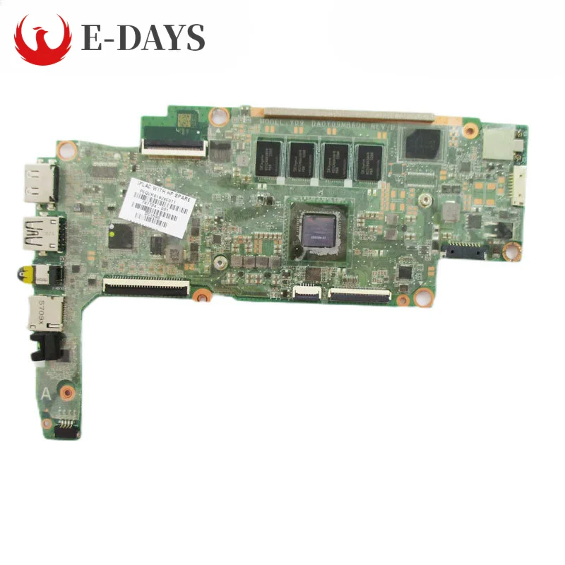 

For HP Chromebook 14-X Laptop Motherboard DA0Y09MB6D0 Notebook Mainboard with CPU CD570M-A1 UMA 100% Tested Ok