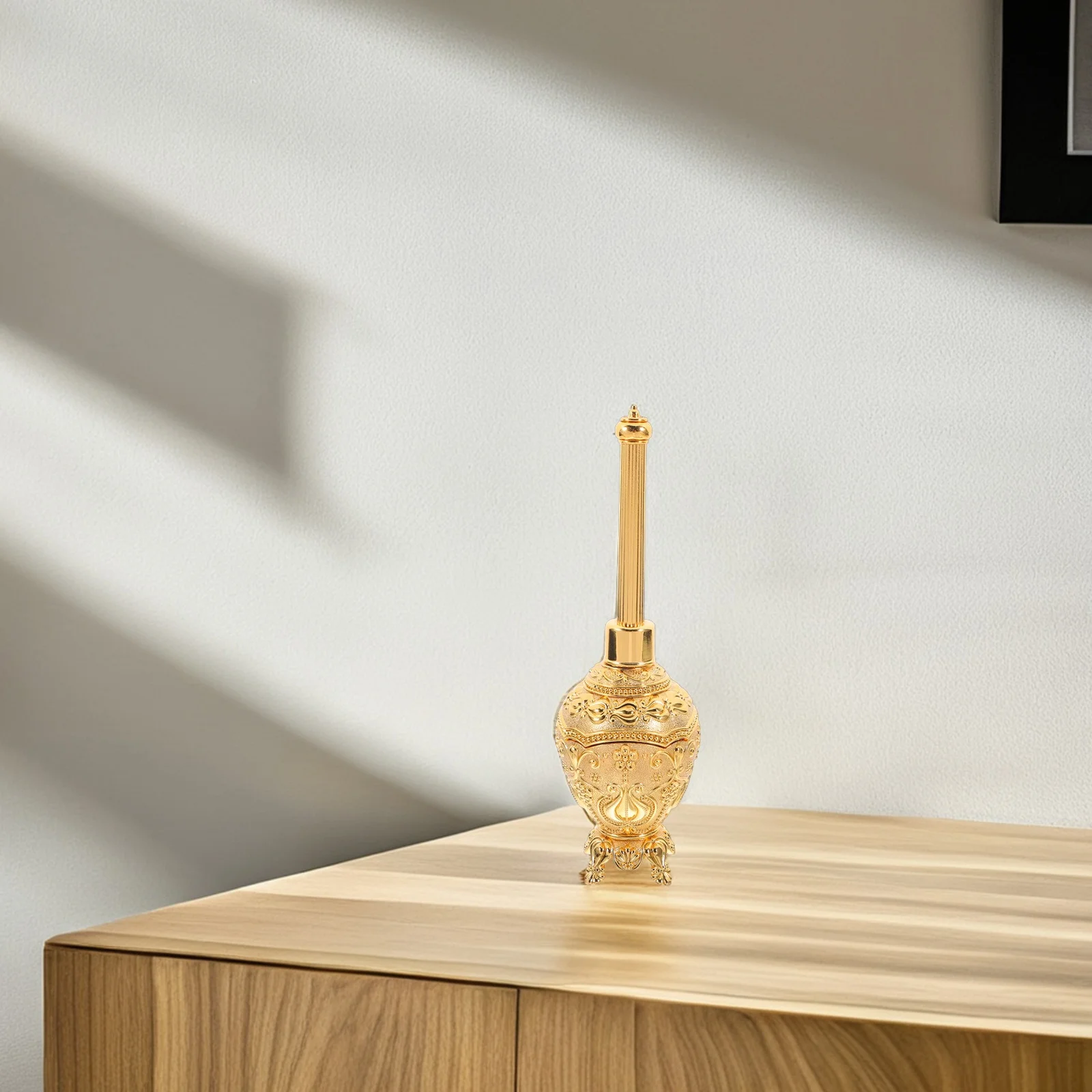 

Glass Holy Water Bottle Zinc Alloy Decorative Christian Container Travel Dispenser Home Decor Catholic Holy Water Font