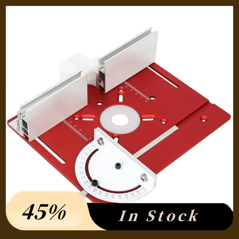 Aluminum Router Table Insert Plate Jigs Router Table Multifunctional Trimmer Engraving Machine